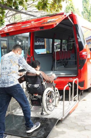 Trans Semarang Hadirkan Microbus Khusus Disabilitas