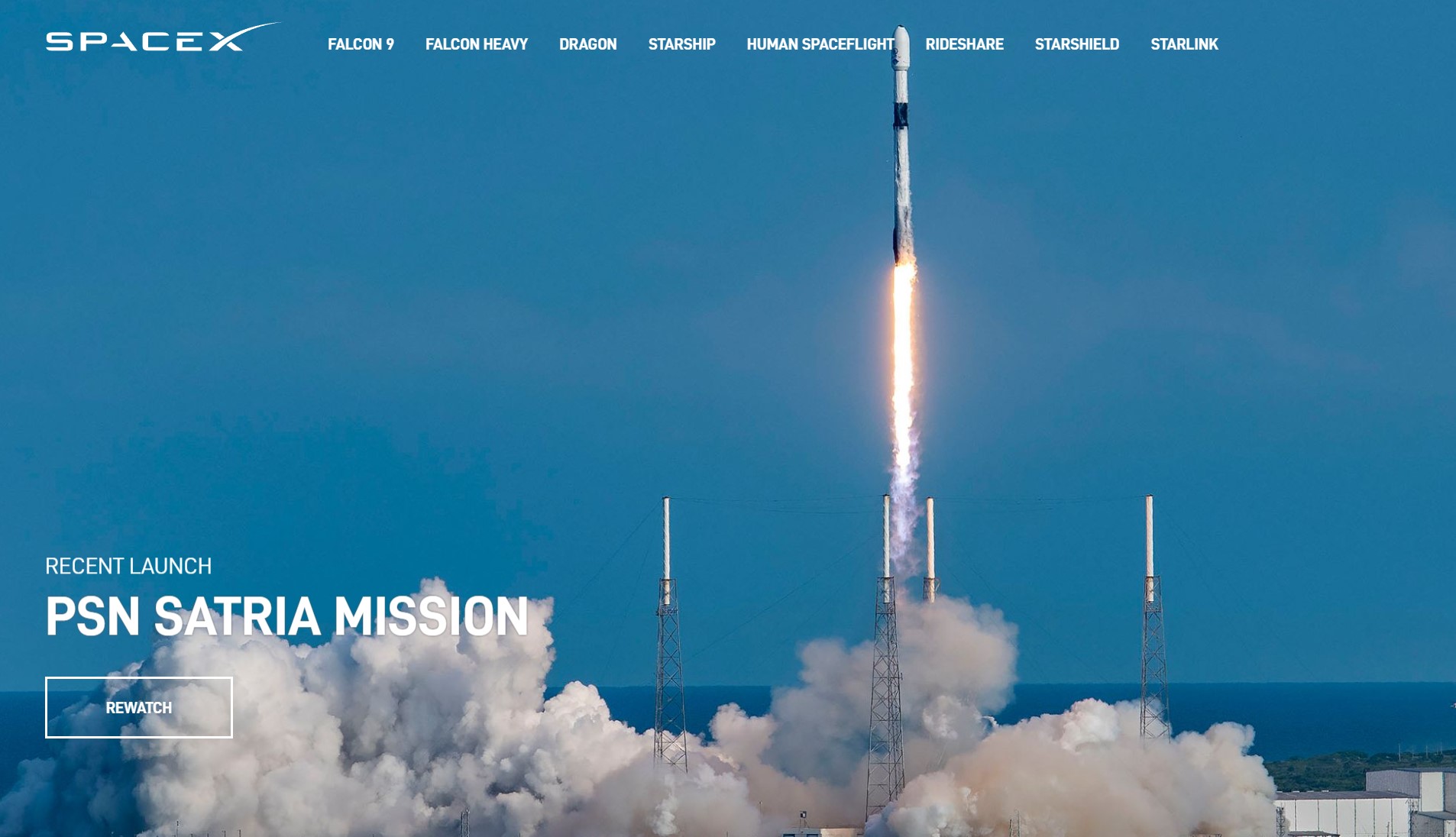SATRIA-1 Meluncur dengan Roket Falcon 9 SpaceX